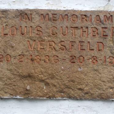 VERSFELD Louis Cuthbert 1886-1949