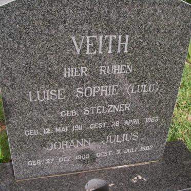 VEITH Johann Julius 1905-1982 &amp; Luise Sophie STELZNER 1911-1963