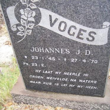 VOGES Johannes J.D. 1945-1970