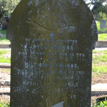 VOLIKAS Joyce -1929 :: VOLIKAS Miltiades -19? :: VOLIKAS Kathleen -1965