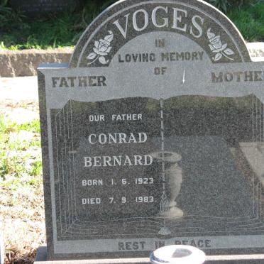 VOGES Conrad Bernard 1923-1983