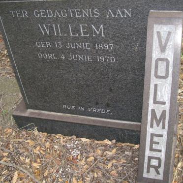 VOLMER Willem 1897-1970