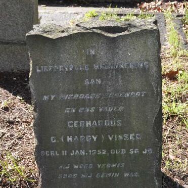 VISSER Gerhardus G. -1952