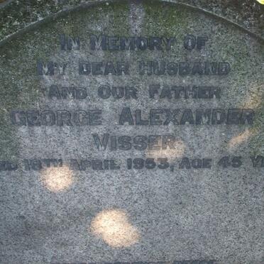 VISSER George Alexander -1953