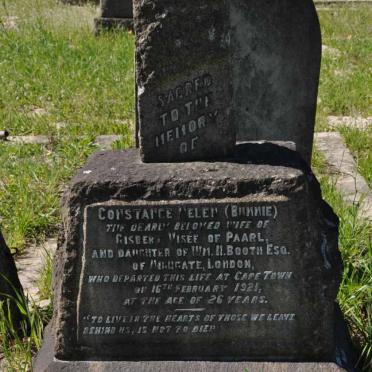 VISEE Constance Helen nee BOOTH -1921