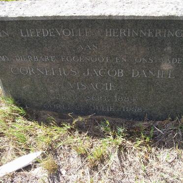 VISAGIE Cornelius Jacob Daniel 1884-1958