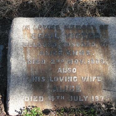 VICTOR Cecil -1965 &amp; Alice -1975