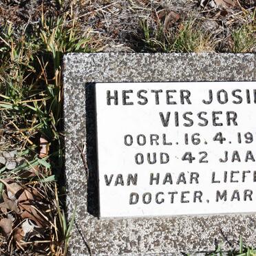 VISSER Hester Josina -1912