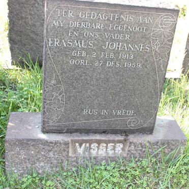 VISSER Erasmus Johannes 1913-1959