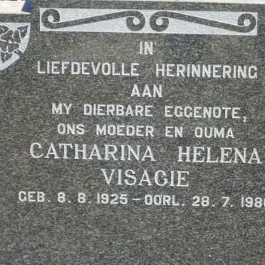 VISAGIE Catharina Helena 1925-1980