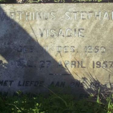 VISAGIE Marthinus Stephanus 1950-1957