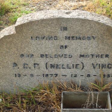 VINCE P.C.P. 1877-1958