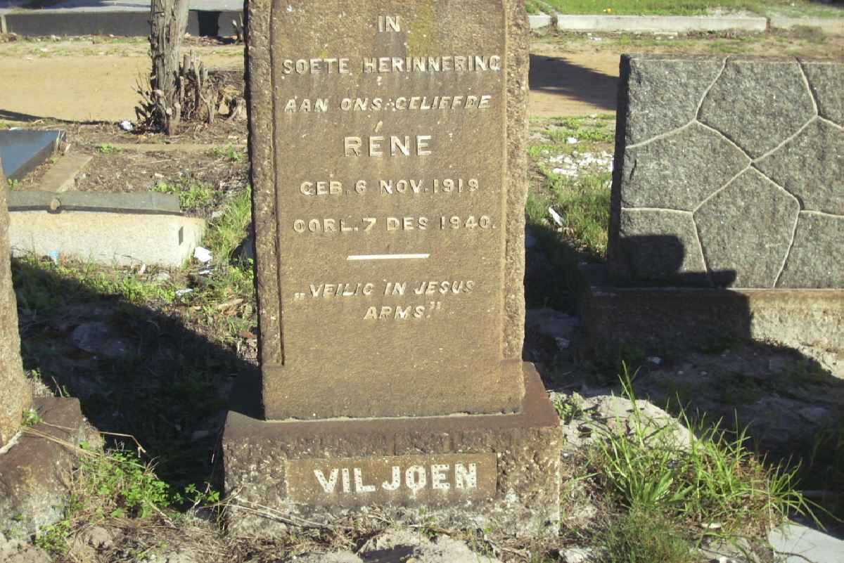 VILJOEN Rene 1919-1940