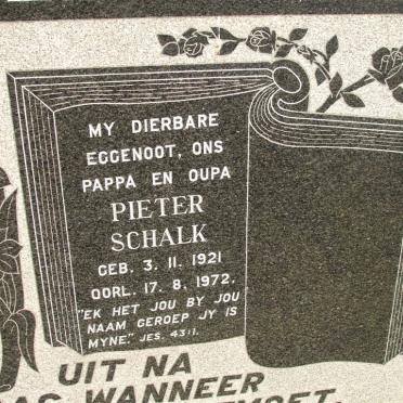 VILJOEN Pieter Schalk 1895-1953 &amp; Christina Louisa CARSTENS 1902-1965 :: VILJOEN Pieter Schalk 1921-1972