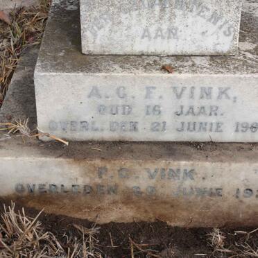 VINK A.G.F. -1902 :: VINK P.C. -1927