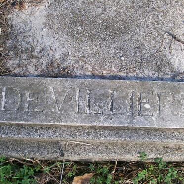 VILLIERS Theunis Gert, de 1890-1971 &amp; Dorothea Christina 1889-1979