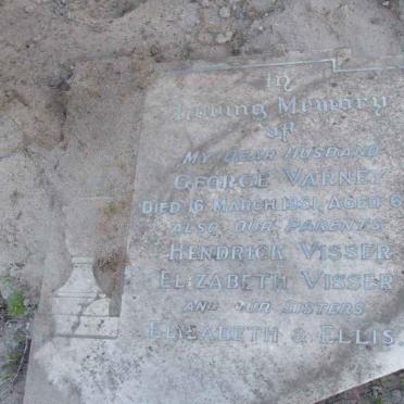 VARNEY George -1951 :: VISSER Hendrik &amp; Elizabeth :: VISSER Elizabeth :: VISSER Ellis