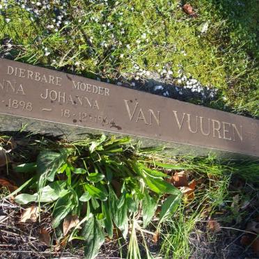 VUUREN Stephanus Johannes Lourens, van 1879-1966 &amp; Anna 1898-1964