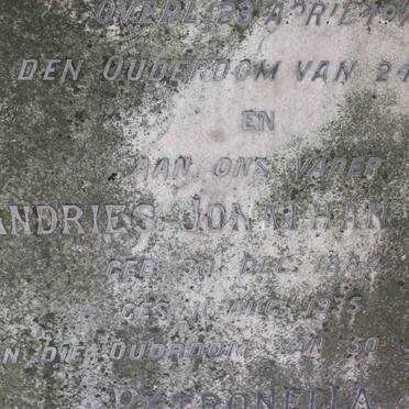 VREY Andries Jonathan 1884-1935