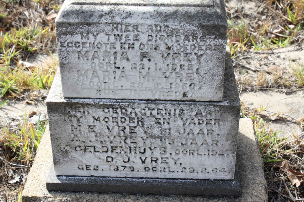 VREY Maria P. -1922  :: VREY Maria M. -1960