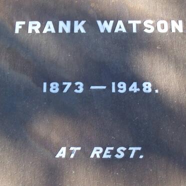 WATSON Frank 1873-1948