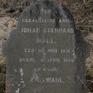 WAHL Johan Coenraad 1851-1896 :: WAHL J.C.