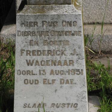 WAGENAAR Frederick J. -1951