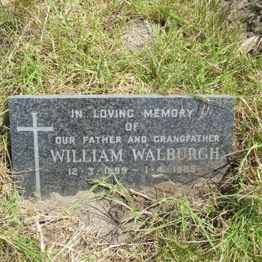 WALBURGH William 1899-1985