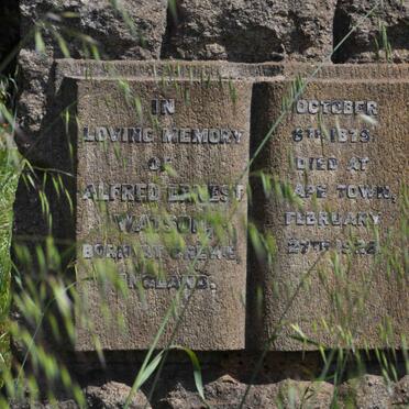 WATSON Alfred Ernest 1879-192?