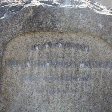 WATSON Colin Campbell -1947