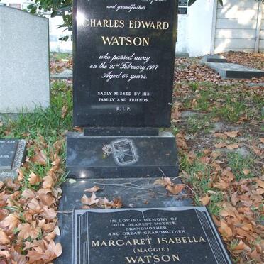 WATSON Charles Edward -1977 &amp; Margaret Isabella -1983_1