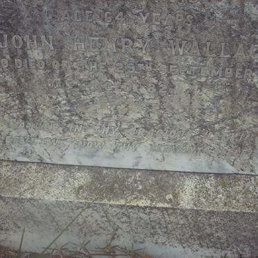 WALLACE John Henry -1937 &amp; Emily 1913 :: WALLACE Ann -1905