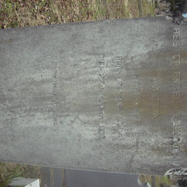 WALTON Hester Engela Elizabeth nee DE LA REY 1844-1907