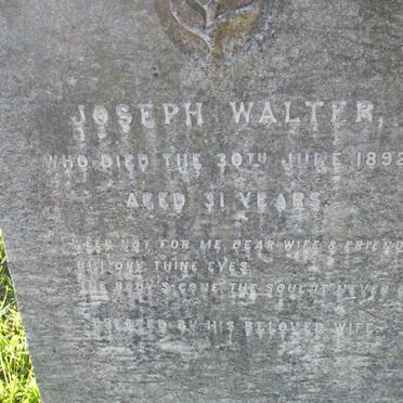 WALTER Joseph -1892 &amp; J.H. STANFORD -189?
