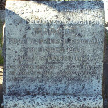 WALLENDORF Margot, von  1934-1941