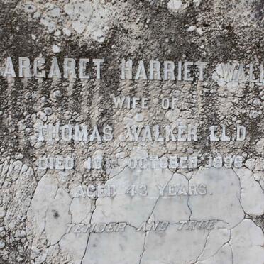 WALKER Margaret Harriet -1896 