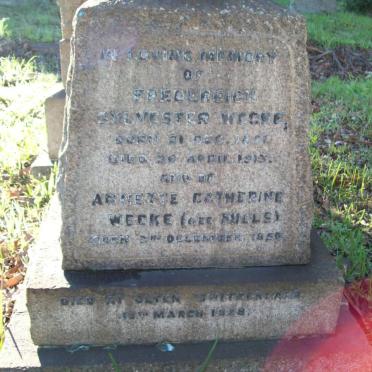 WEEKE Fredereich Sylvester 1851-1913 &amp; Annette Catherine MILLS 1850-1928