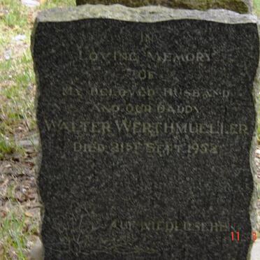 WERTHMUELLER Walter -1952