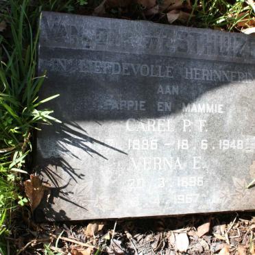 WESTHUIZEN Carel P.F., van der 1886-1948 &amp; Verna E. 1886-1967