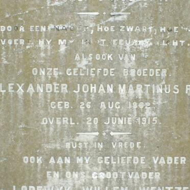 ROSS Alexander Johan Martinus 1862-1915