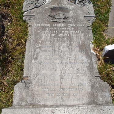 WESTCOTT Fredrick Gordon -1903 &amp; Alida Maria Anna MOLLER 1862-1936 :: PEARSON Hannah 1827-1904 