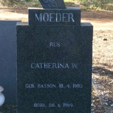 WESTHUIZEN Andries J.C., van der 1896-1969 &amp; Catherina W. BASSON 1903-1969 :: V.D. WESTHUIZEN Gideon Johannes 1940-2005