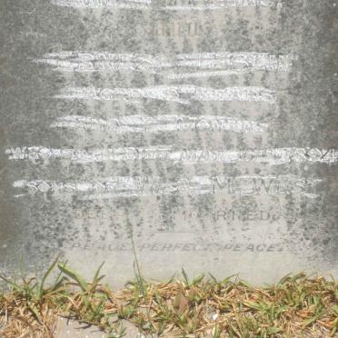 WEST Mary Ann -1913 :: WEST Sydney Ralph -1894 :: WEST Ernest ? -1894  