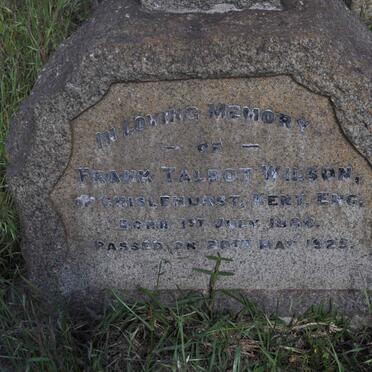 WILSON Frank Talbot 1866-1925