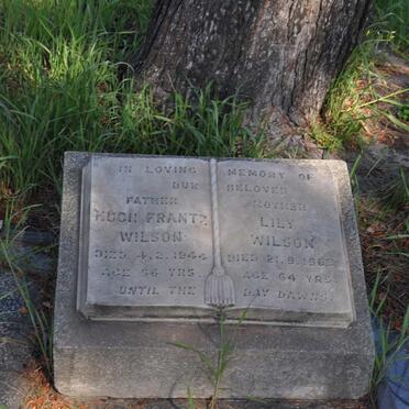 WILSON Hugh Frantz -1944 &amp; Lily -1963