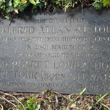 WINTOUR Alfred Allan -1962 &amp; Margaret Louisa Hope STEWART -1962