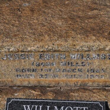 WILLMOTT Jessie Edith nee MILLS 1885-1958