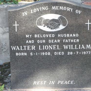 WILLIAMS Walter Lionel 1908-1977