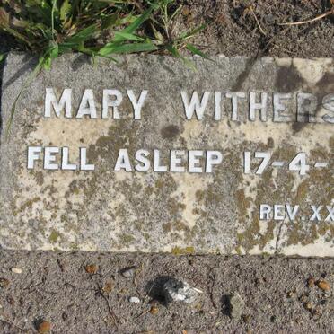 WITHERS Mary -1924