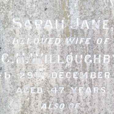 WILLOUGHBY Sarah Jane -1915